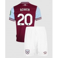 Otroški Nogometni dresi West Ham United Jarrod Bowen #20 Domači 2024-25 Kratek Rokav (+ Kratke hlače)